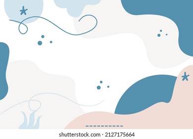 Handgezeichnet minimaler Hintergrund Free Vektorgrafik