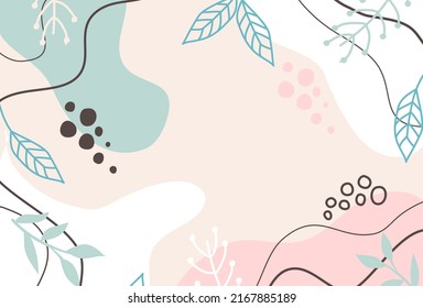 hand drawn minimal background. vector illustration.
