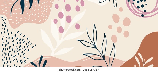 Hand drawn minimal background vector design in eps 10