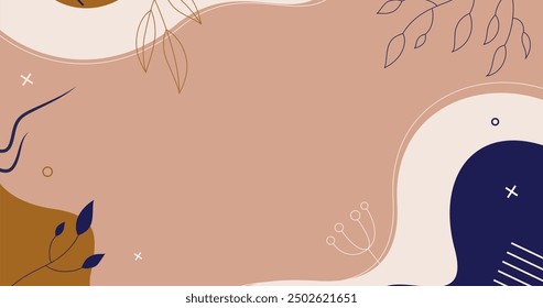 Hand drawn minimal background vector design in eps 10