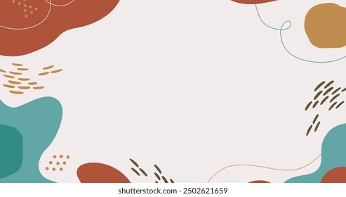 Diseño de Vector de fondo mínimo dibujado a mano en eps 10