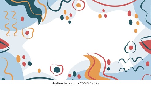 Hand drawn minimal background vector design in eps 10
