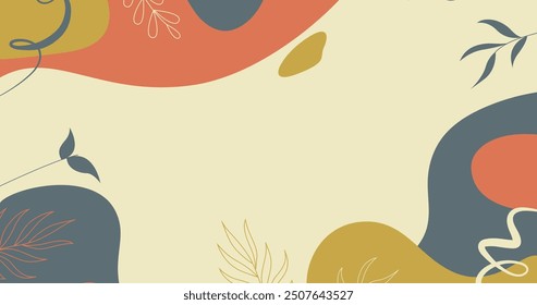 Hand drawn minimal background vector design in eps 10
