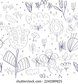 Hand drawn minimal bright abstract organic shapes pattern. Collage contemporary print. Fashionable template for design.
