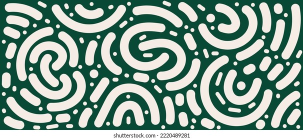 Hand drawn minimalist abstract pattern. Fashionable template for design. Collage contemporary print.