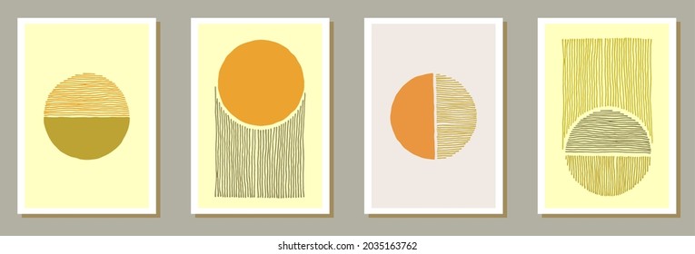 Colección vectorial de lienzo minimalista dibujada a mano. Collage de frotis de color de agua. Impresiones de estilo de los años 20. Plantillas de arte elegantes. Elementos resquebrajadores.