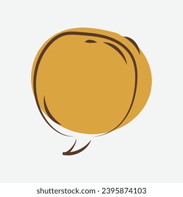 Afiche de cita minimalista dibujado a mano. Plantilla en blanco de marcos de cita. Cuadro de texto aislado. Burbujas de discurso vacías de color. Ilustración vectorial sobre fondo blanco.