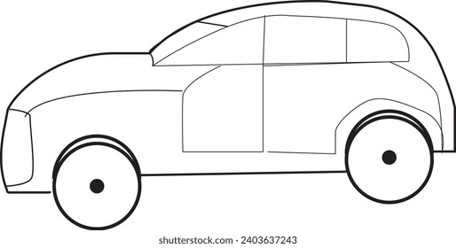 Hand Drawn modern Car Logo design