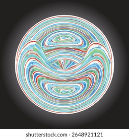 desenho à mão, moderno, tinta, desenho de pintura, arte abstrata, traços, círculo, cozinha, placa, padrão, design,