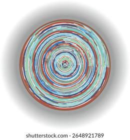 desenho à mão, moderno, tinta, desenho de pintura, arte abstrata, traços, círculo, cozinha, placa, padrão, design,
