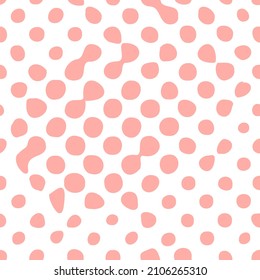 Patrón moderno dibujado a mano con círculos, puntos, burbujas. Patrón de moda vectorial sin fisuras. Concepto minimalista. Impresión perfecta para tela, textil, papel pintado