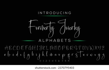 Hand drawn mono line font lowercase and uppercase. Calligraphy decorative ABC alphabet isolated. Hand lettering and custom typography for your designs, logo, poster, card. Vector typeface.