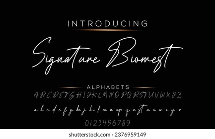 Hand drawn mono line font lowercase and uppercase. Calligraphy decorative ABC alphabet isolated. Hand lettering and custom typography for your designs, logo, poster, card. Vector typeface.