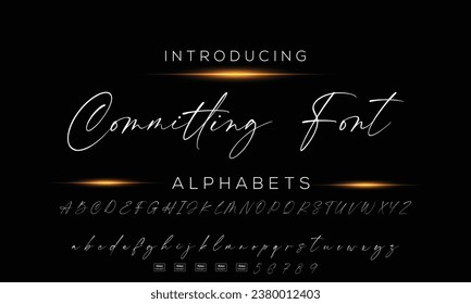 Hand drawn mono line font lowercase and uppercase. Calligraphy decorative ABC alphabet isolated. Hand lettering and custom typography for your designs, logo, poster, card. Vector typeface.