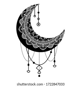 Crescent Moon Mandala High Res Stock Images Shutterstock