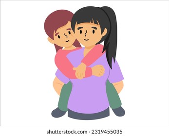 Hand drawn Mother's day illustration