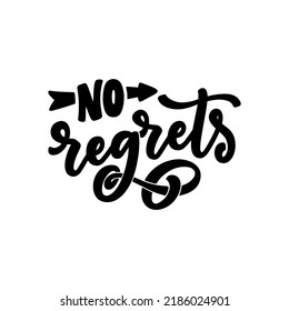 Hand drawn motivation lettering phrase in modern calligraphy style. Inspiration slogan for print and poster design. Vector