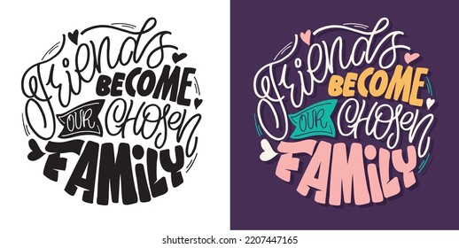 Hand drawn motivation lettering phrase in modern calligraphy style. Inspiration slogan for print and poster design. Vector for t-shirt design