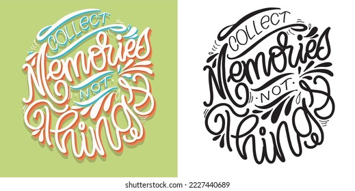 Hand drawn motivation lettering phrase in modern calligraphy style. Inspiration slogan for print and poster design. Vector