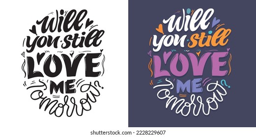 Hand drawn motivation lettering phrase in modern calligraphy style. Inspiration slogan for print and poster design. Vector
