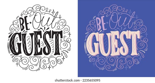 Hand drawn motivation lettering phrase in modern calligraphy style. Inspiration slogan for print and poster design. Vector