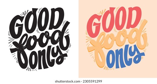 Citas de letras de motivación dibujadas a mano en un estilo moderno de caligrafía. Lemas de inspiración para diseño de afiches e impresos, diseño de camisetas. Vector