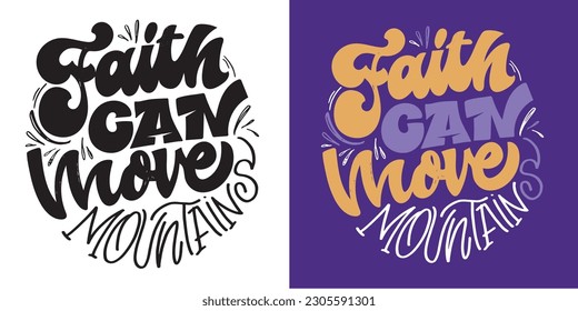 Hand drawn motivation lettering quotes in modern calligraphy style. Inspiration slogans for print and poster design, tee print, t-shirt design. Vector