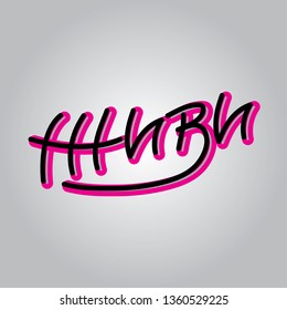 Hand drawn motivation sign for postcard. Russian lettering "Live!". Vector illustration.
