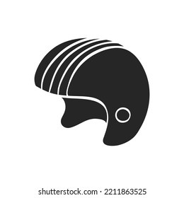 Hand drawn Motorcycle helmet vector illustration