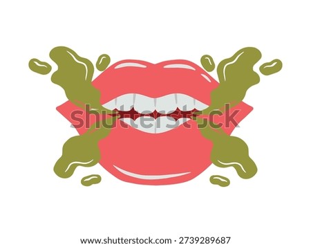 Hand Drawn Mount Bad Breath