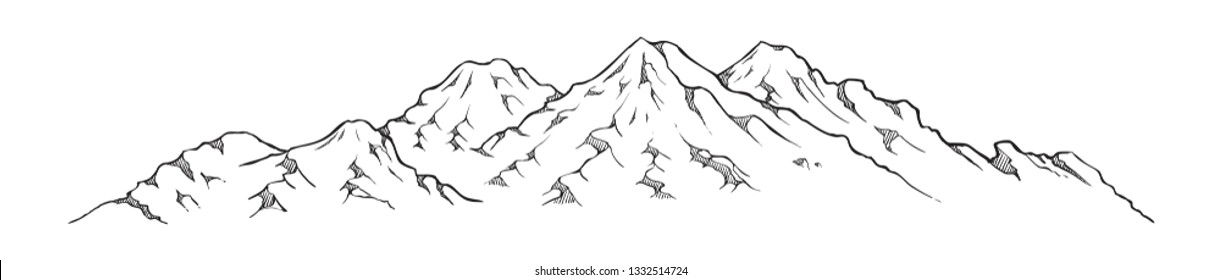 Featured image of post Mountain Line Drawing Vector