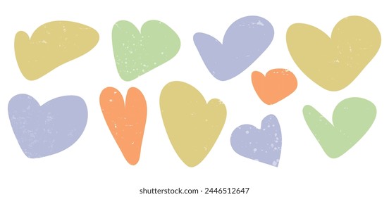 Cuadro de texto retro multicolor dibujado a mano para las redes sociales. Plantilla gráfica de moda de marco curvo. estilo groovy . Ilustración vectorial