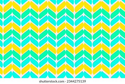 Hand Drawn Multicolored Stripes, A Seamless Pattern on a White background