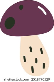Hand Drawn Mushroom Vector Illustration