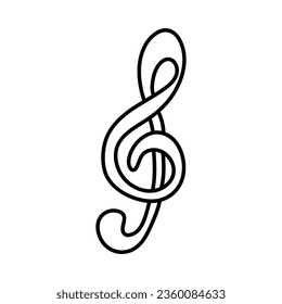 Hand Drawn Music notes. Doodle Vector Sketch Illustration