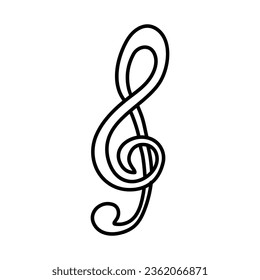 Hand Drawn Music notes. Doodle Vector Sketch Illustration