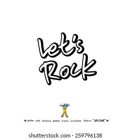 Hand drawn Music poster illustration - vector