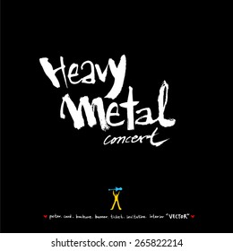Hand drawn Music poster illustration - vector