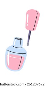 Hand drawn nail polish product