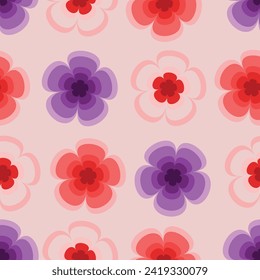 Hand drawn naive abstract floral print. Cute collage pattern. Fashionable template 
