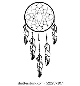 Hand Drawn Native American Indian Talisman Stock Vector (Royalty Free ...