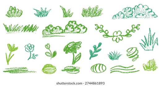 Hand drawn nature elements