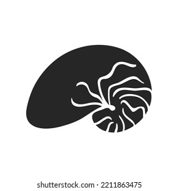 Hand drawn Nautilus vector illustration