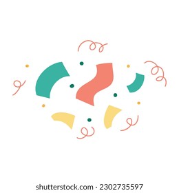 Hand Drawn New Year Element Illustration For New Year Poster, Card, Quotes, etc.