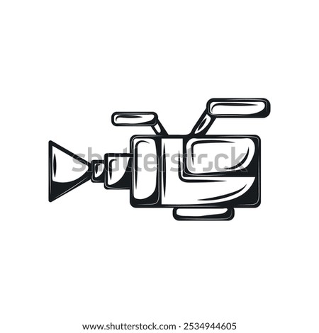 Hand Drawn News Illustration - Camera