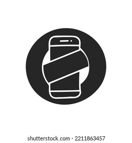 Dibujo manual No ilustración vectorial de teléfono celular
