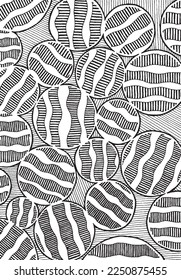 Hand Drawn Non-seamless Vector Background, Abstract Textured Illustration