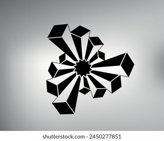 hand drawn, not AI. sketch of tribal tattoo pattern. vector drawing beautiful pattern
