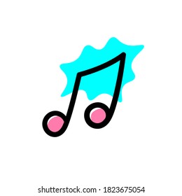 Hand drawn note. Simple vector icon