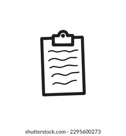 Hand drawn note,vector illustration eps10